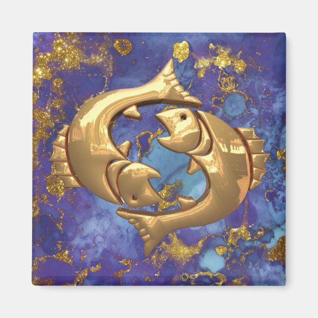Pisces Astrology Magnet (Vorne)