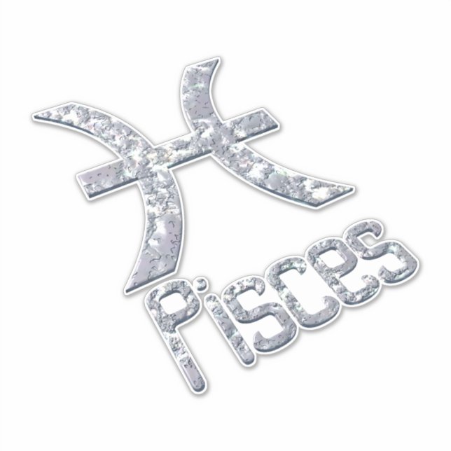 Pisces Aufkleber (Vorderseite)