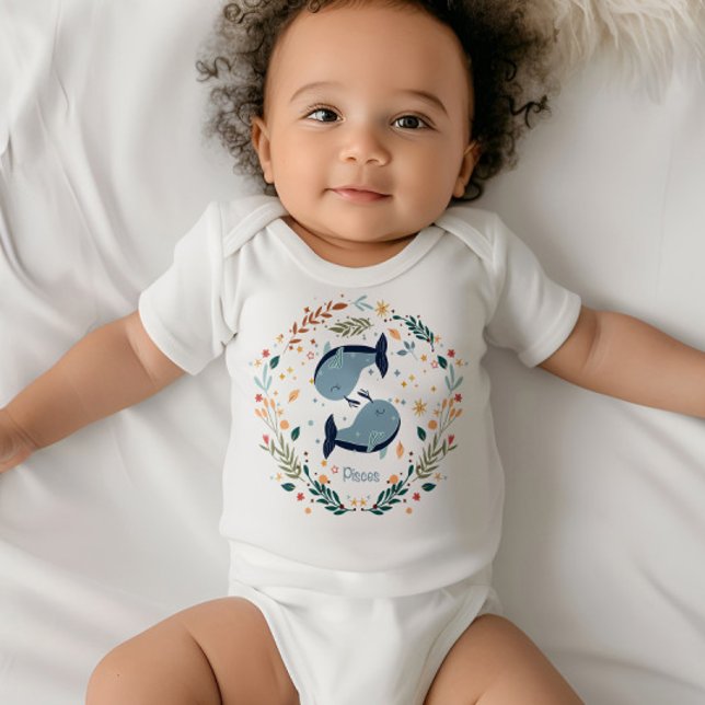 Pisces Baby Outfit - Dreamy Fish Zodiac Sign Strampler (Von Creator hochgeladen)
