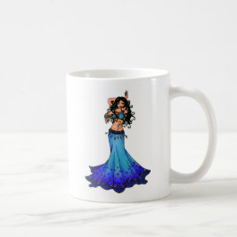 Pisces Belly Dancer Art Kaffeetasse