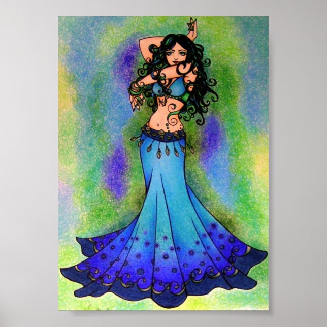 Pisces Belly Dancer Poster (Vorne)