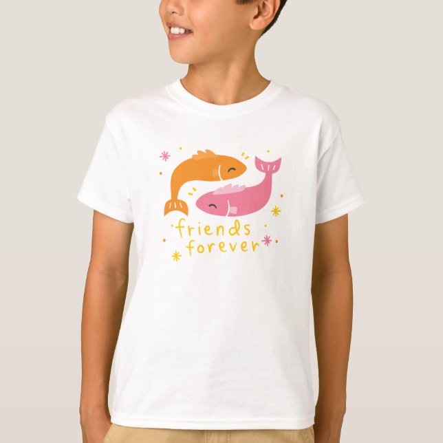 Pisces Best Friend T-Shirt (Vorderseite)