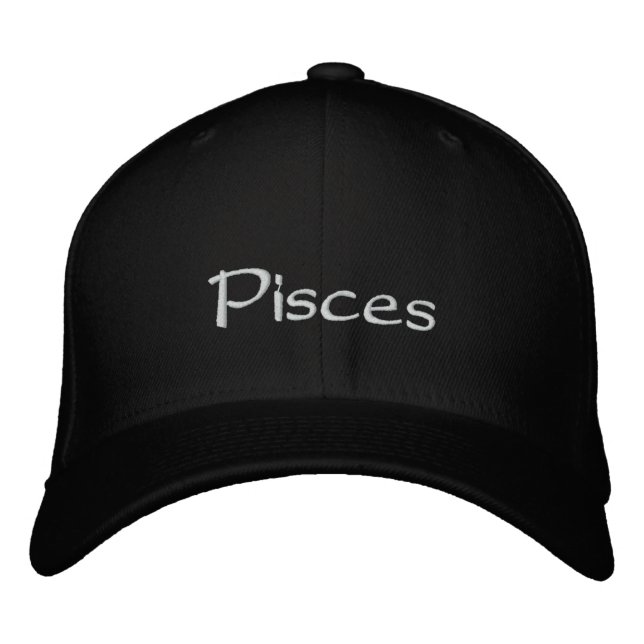 Pisces Bestickte Kappe (Vorderseite)