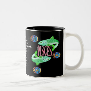 Pisces Birth Sign Zodiac Tasse