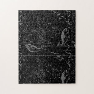 Pisces Constellation Map by Hevelius 1690 Puzzle