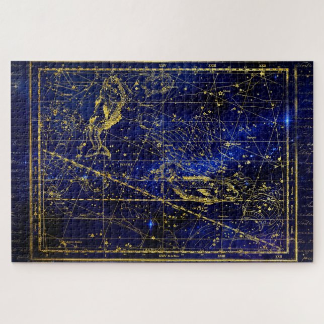 Pisces constellation puzzle (Horizontal)
