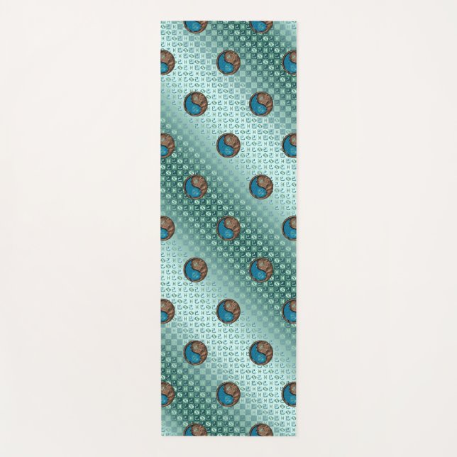 Pisces & Earth Snake Yogamatte (Vorderseite)