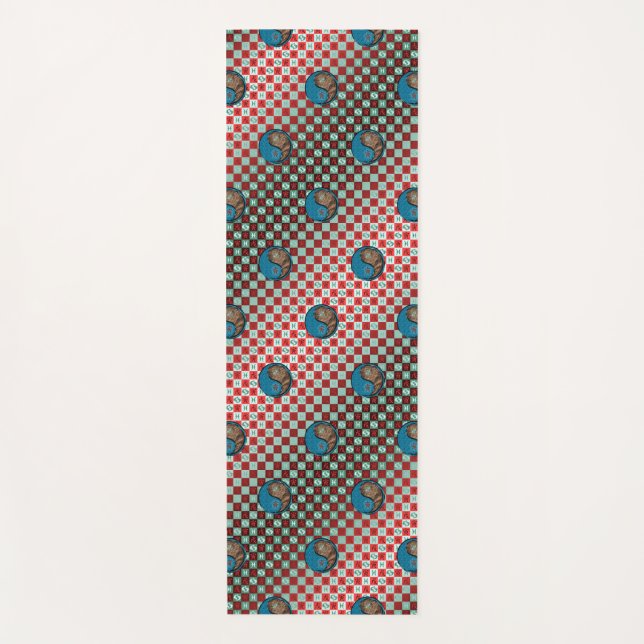 Pisces & Earth Tiger Yogamatte (Vorderseite)