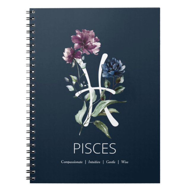 Pisces-Eigenschaften Notizblock (Vorderseite)