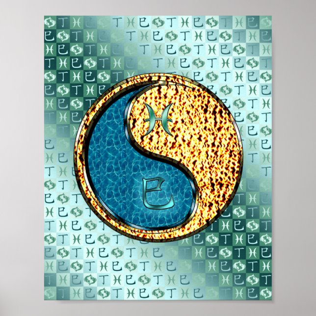 Pisces & Fire Snake Poster (Vorne)