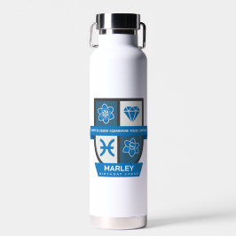 Pisces Geburtstagswappen™ für 1.-20. März Trinkflasche