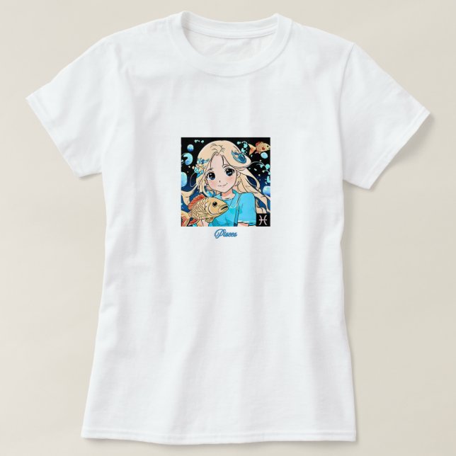 Pisces Girl T-Shirt (Design vorne)