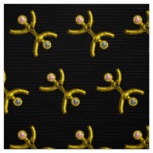 PISCES GOLD ZODIAC BIRTHDAY JEWEL UND PEARLS Black Stoff