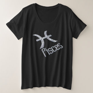 Pisces Große Größe T-Shirt