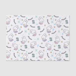 Pisces Harmony: Bunny Mermaids Muster Seidenpapier