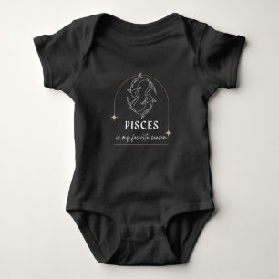 Pisces ist meine Lieblingssaison Baby Strampler