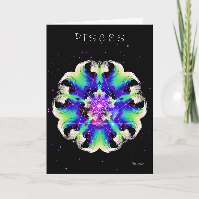 Pisces Karte (Vorderseite)