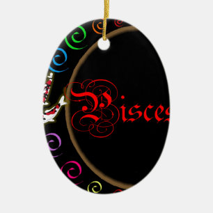 Pisces Keramik Ornament