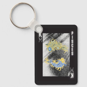 Pisces King Zodiac Schlüsselanhänger