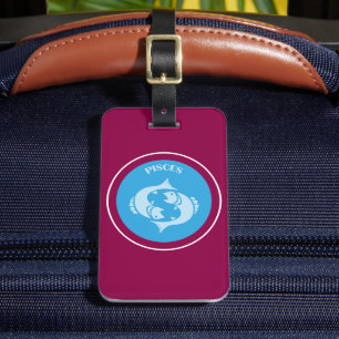 Pisces Luggage Tag Gepäckanhänger