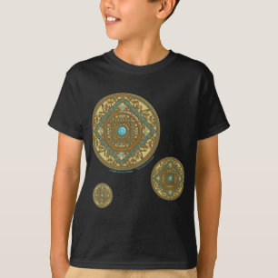 Pisces Mandala Kinder und Baby Dark Shirt