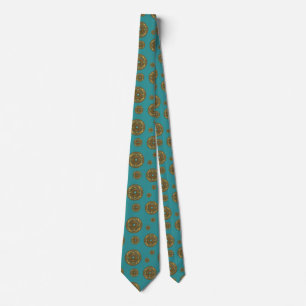 Pisces Mandala Men's Neck Tie Krawatte
