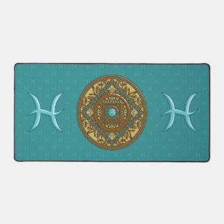 Pisces Mandala Schreibtischunterlage