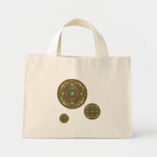Pisces Mandala Tote Bag Mini Stoffbeutel