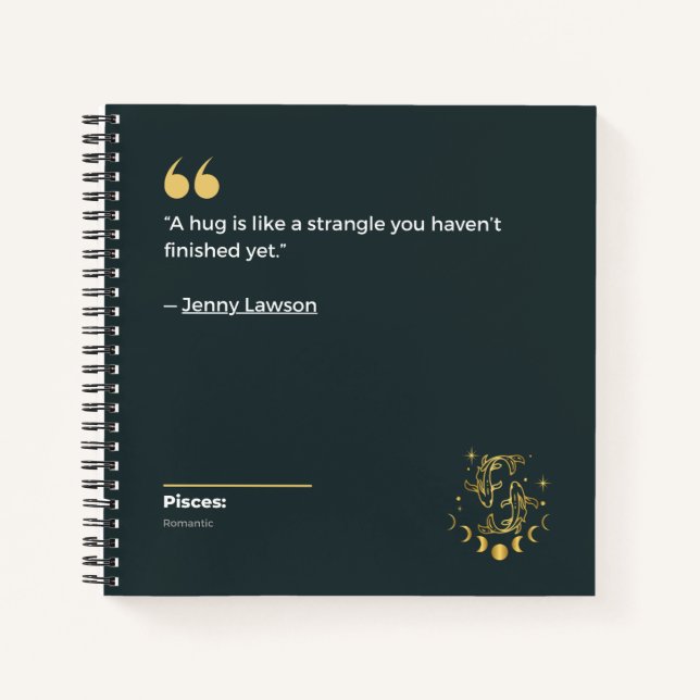 Pisces-Notebook Notizbuch (Vorderseite)