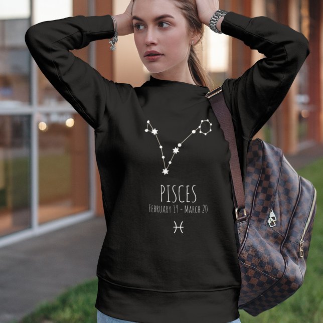 Pisces | Personalisierte Sternbilder Sweatshirt (Von Creator hochgeladen)