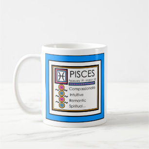 Pisces Personality Traits 11oz. Klassische, weiße  Kaffeetasse