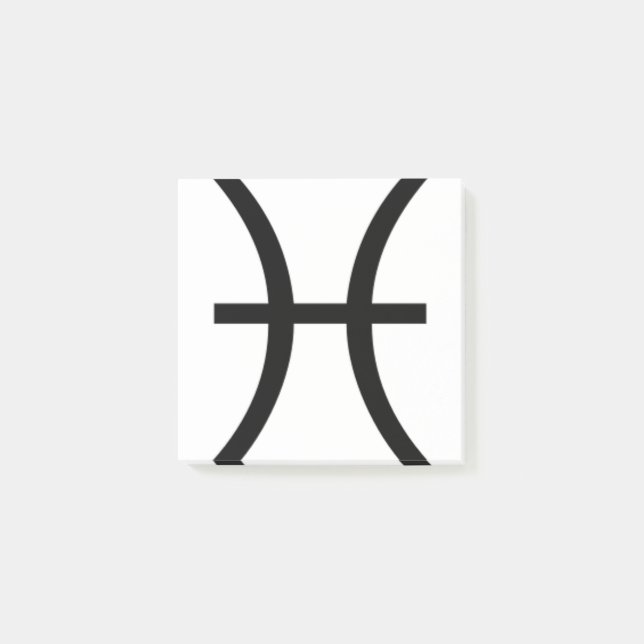 Pisces Post-it Klebezettel (Vorderseite)