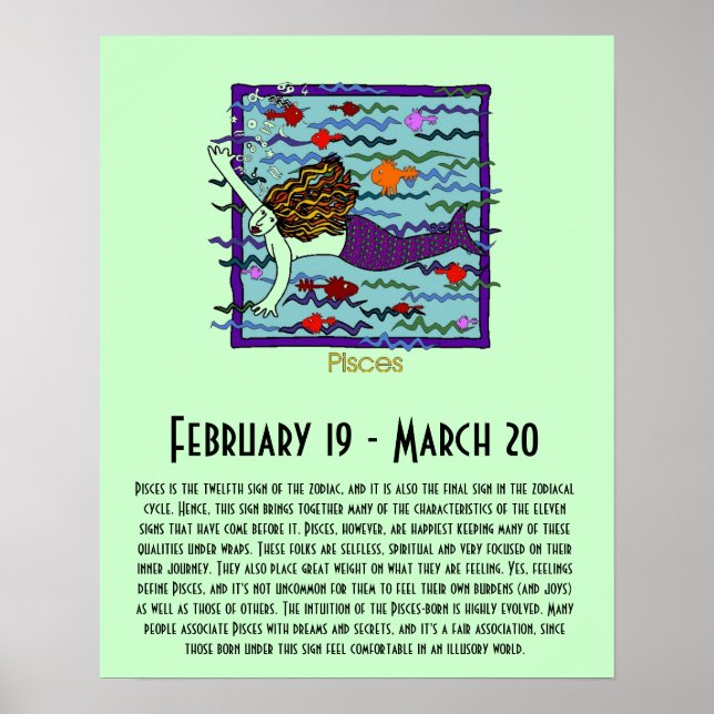Pisces Poster (Vorne)