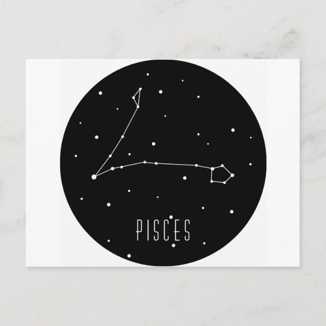 Pisces Postkarte (Vorderseite)