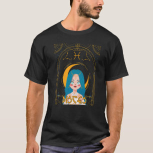 Pisces Queen Girl Pisces Birthday Zodiac Astrologi T-Shirt