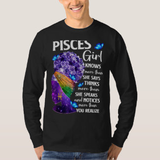 Pisces Queen Sweet as Candy Birthday für Black Wo T-Shirt