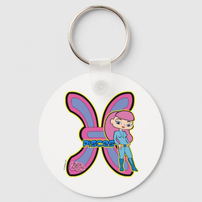 Pisces Schlüsselanhänger (Vorderseite)