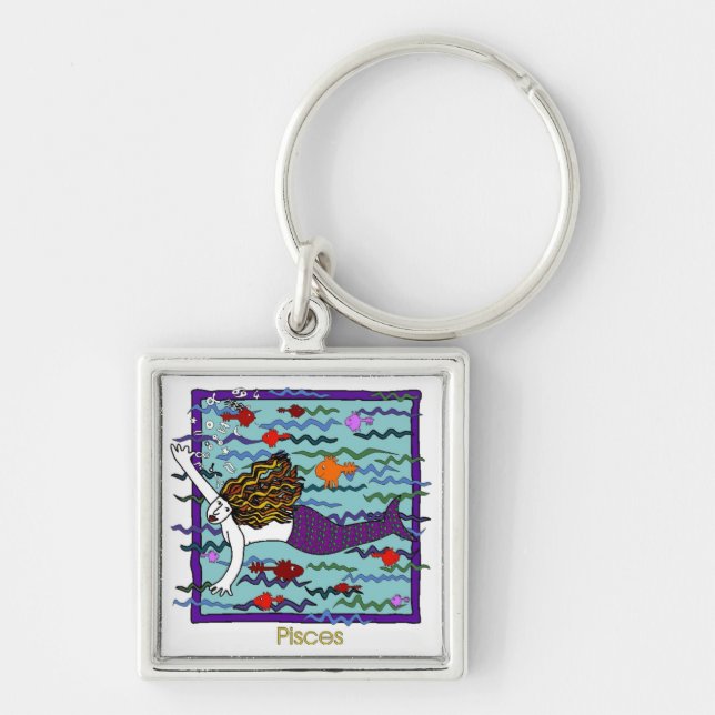 Pisces Schlüsselanhänger (Vorne)