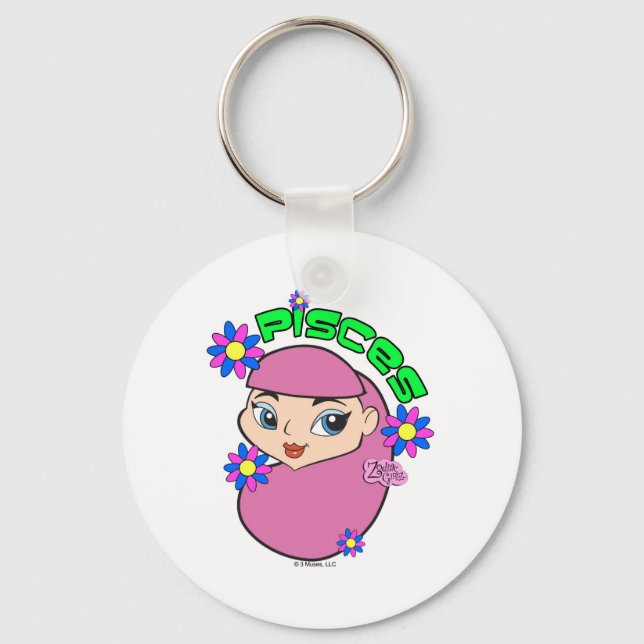 Pisces Schlüsselanhänger (Vorderseite)