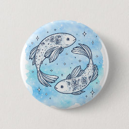 Pisces Sign Button