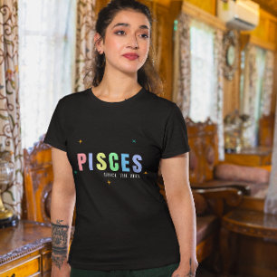 Pisces Sign Custom Birthday T - Shirt