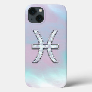 Pisces Sign Mother of Pearl Style Case-Mate iPhone Hülle