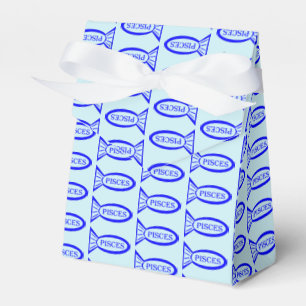 Pisces Star Sign Fish Favor Box Geschenkschachtel