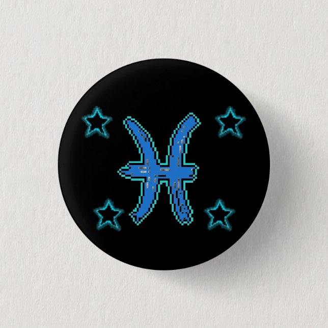 PISCES Stars Button (Vorderseite)