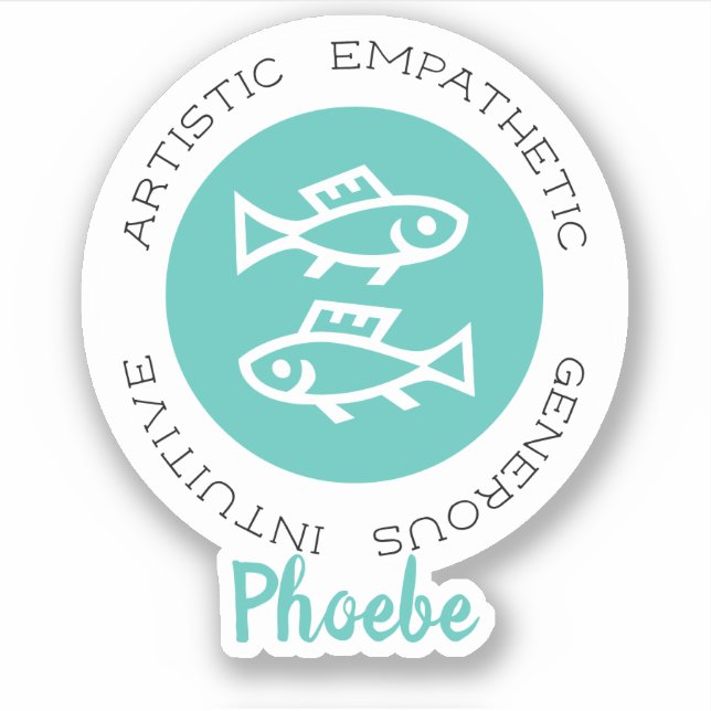 Pisces Sticker (Vorderseite)