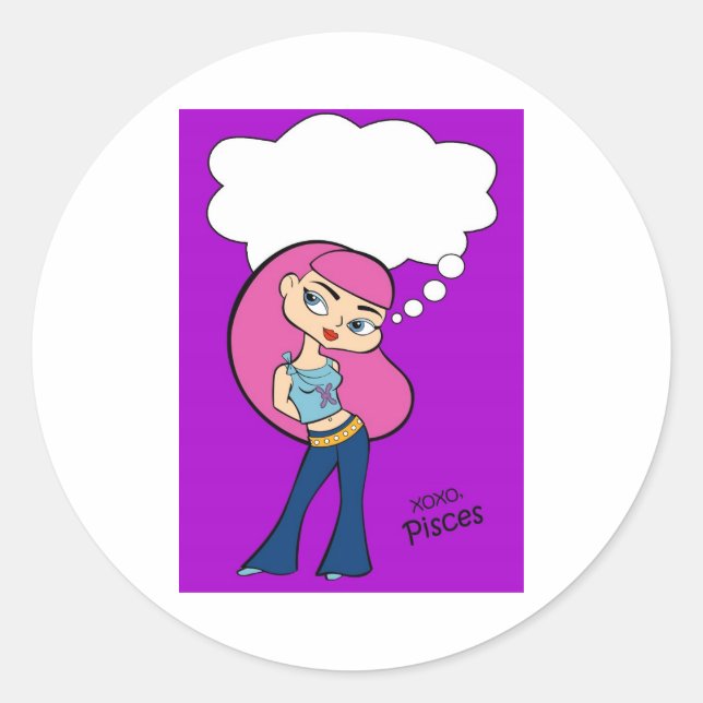 Pisces Stickers (Vorderseite)