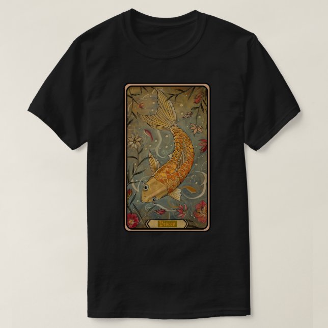 Pisces Sun Sign T-Shirt (Design vorne)