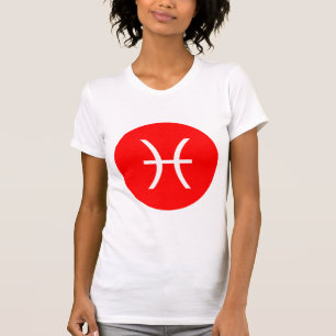 Pisces-Symbol - Angepasste Einstellungen T-Shirt