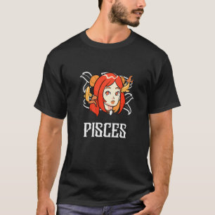 Pisces Tarot Zodiac Signieren Pastel Goth Horoscop T-Shirt