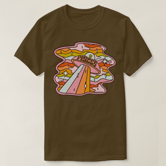 Pisces UFO T-Shirt (Design vorne)